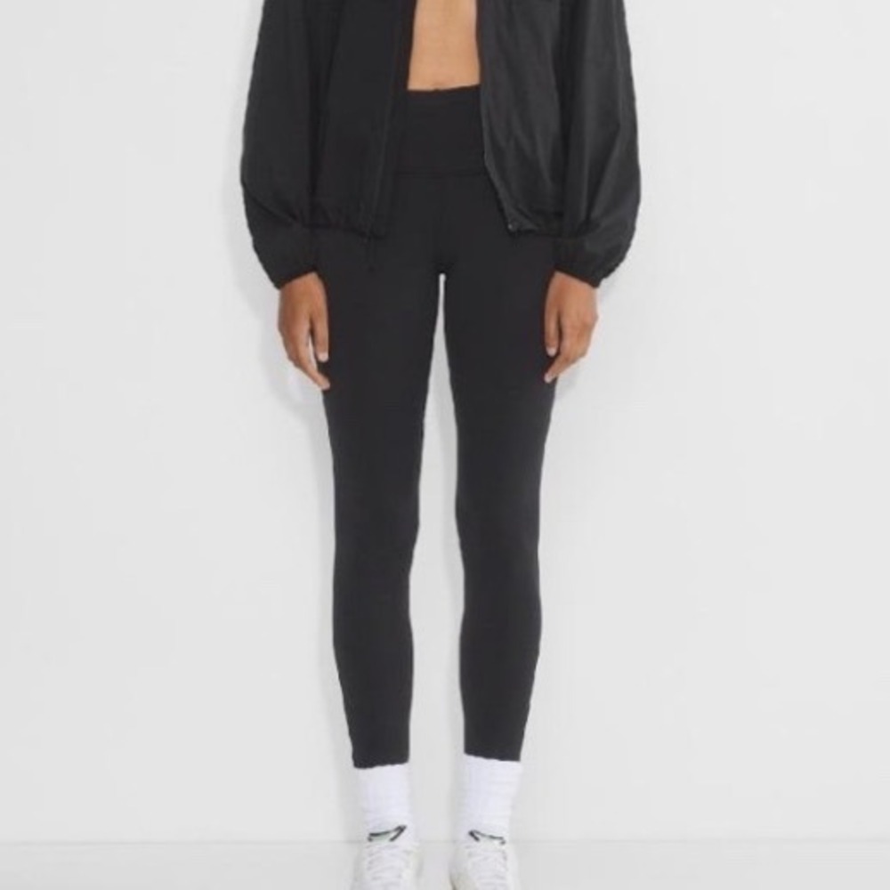 Aritzia Tna Atmosphere Leggings Black High Waisted‎ Cotton Jersey XS